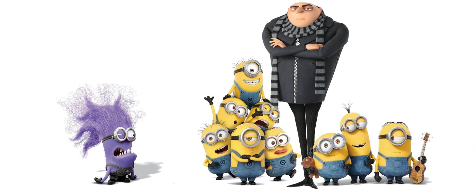 Minions and Gru from Despicable Me anime wallpaper, 4K