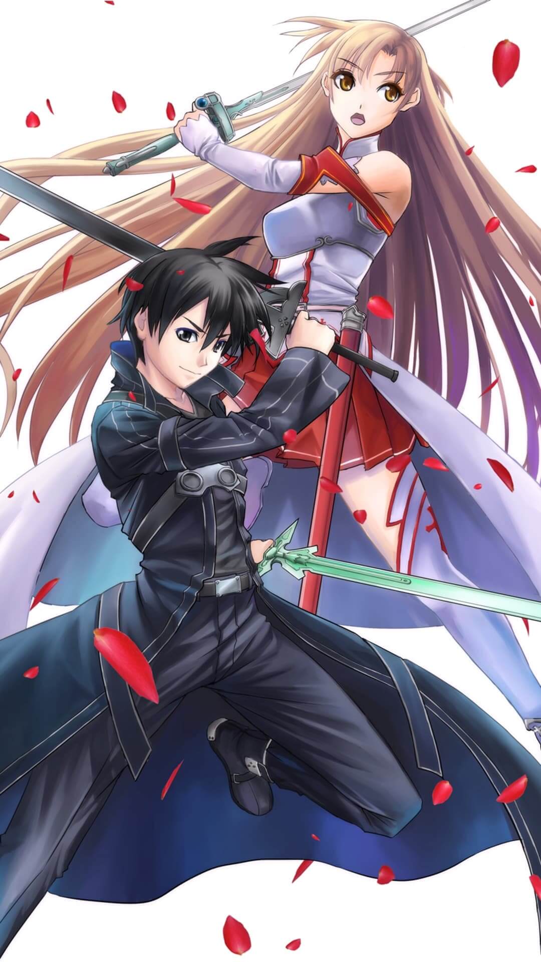 Sword Art Online Kirito and Asuna anime wallpaper, 4K