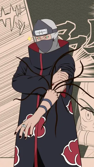 A character with dark robes and black tendrils