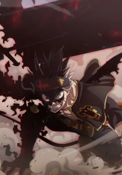 A powerful dark magic user prepares for battle
