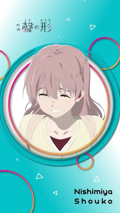 A smiling girl from Koe no Katachi