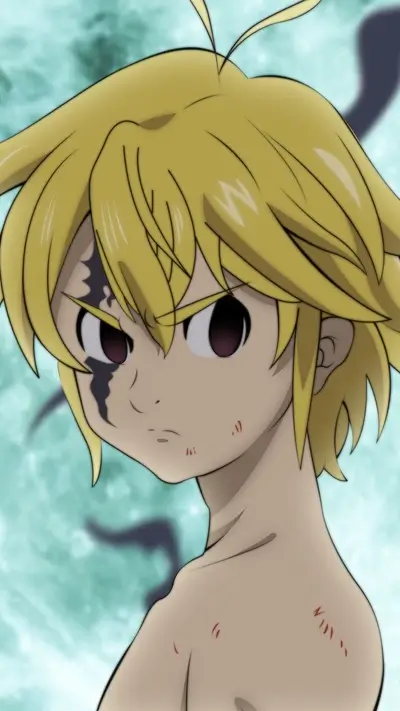 A young boy with blond hair and scratches