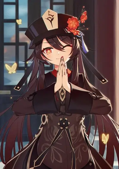 Anime girl in traditional Chinese clothing