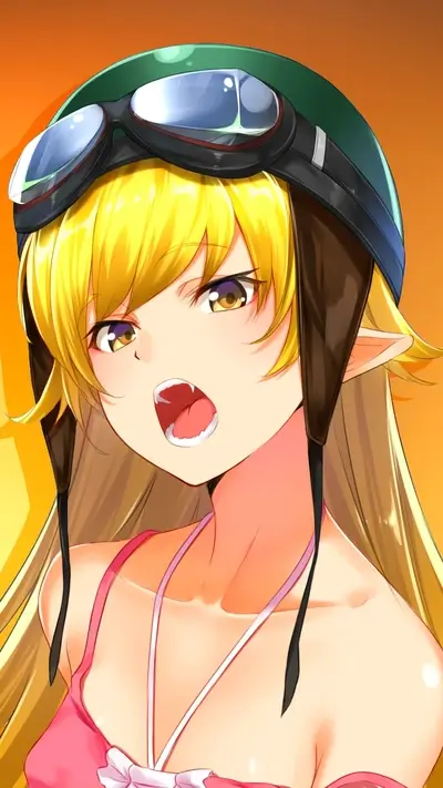 Blonde haired character with pilot gear, yelling, fair skin tone