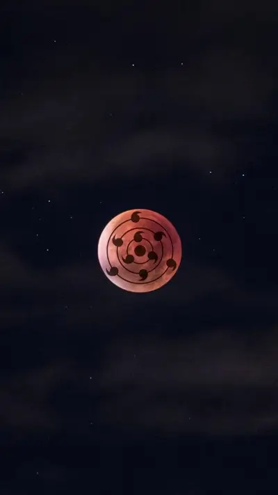 Blood moon with Sharingan