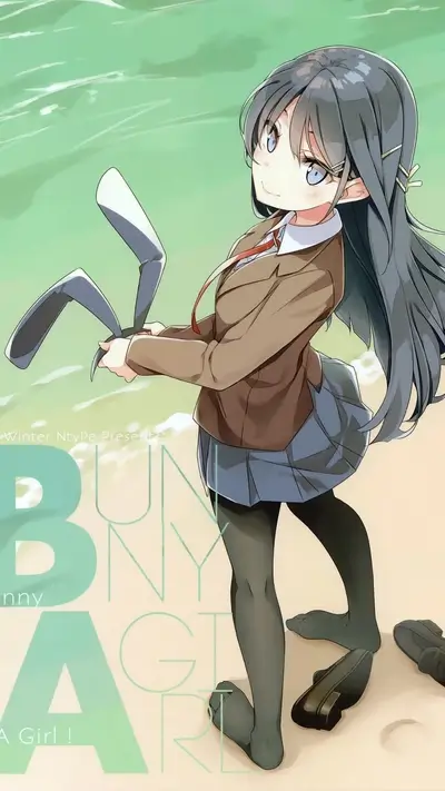 Bunny Girl on the beach