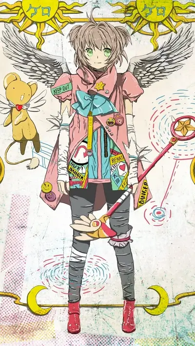 Cardcaptor Sakura in a grunge style