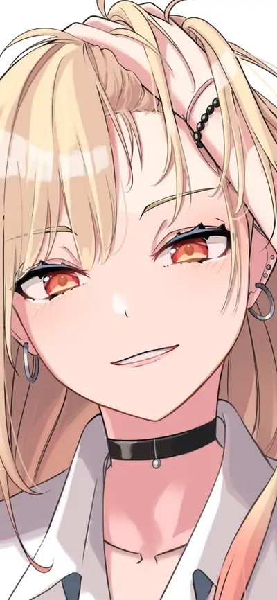 Close-up illustration of a girl