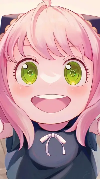 Close-up of a cheerful girl