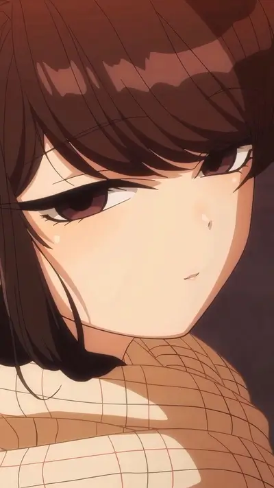 Close-up of a girl with brown hair