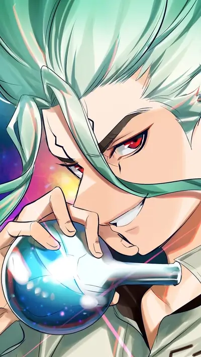 Close-up of a male character holding a glowing orb