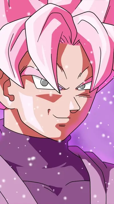 Close-up of a pink-haired character