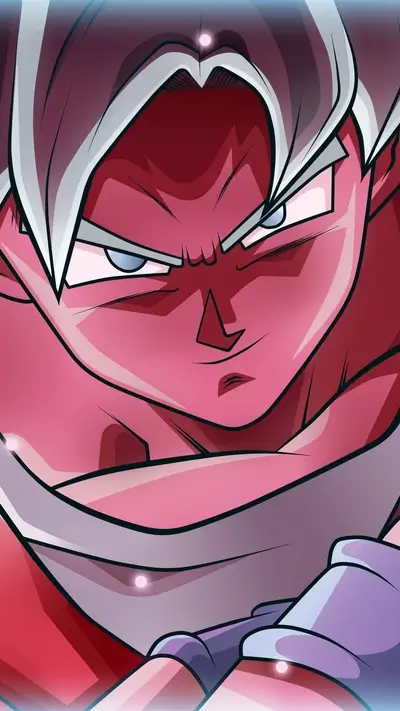Close-up of a powerful red-skinned character