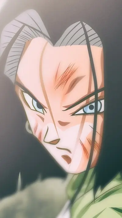 Close-up of a wounded character