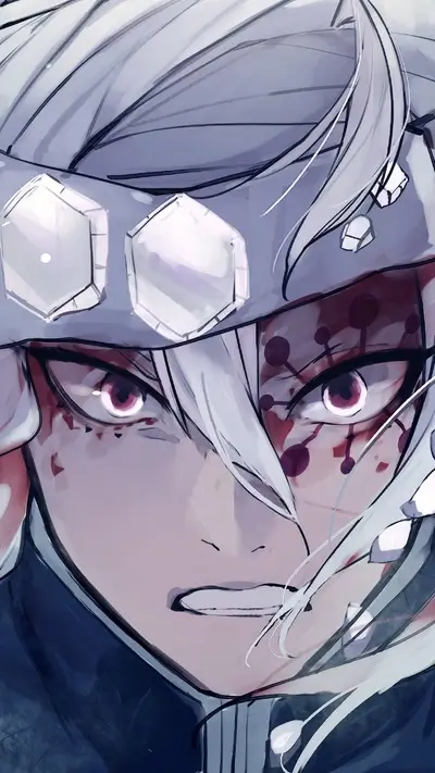 Close-up portrait of a character