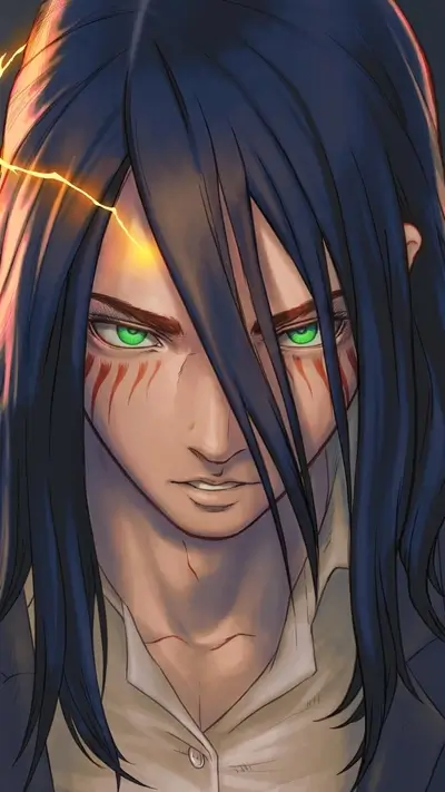 Close-up portrait of a female character