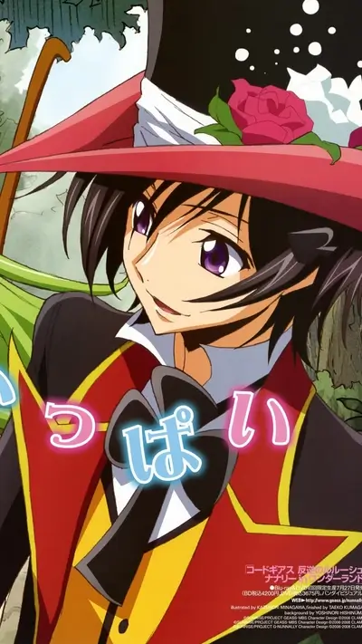 Code Geass character in Wonderland-themed attire
