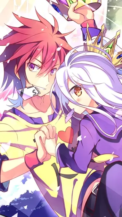 Couple in vibrant attire, holding hands, surrounded by light