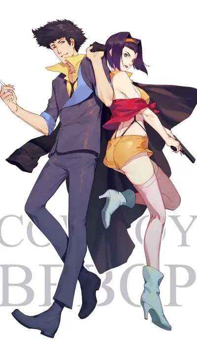 Cowboy Bebop Spike Spiegel and Faye Valentine