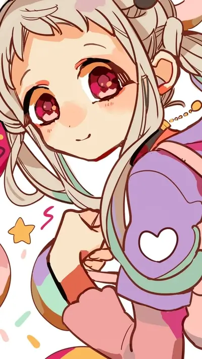 Cute girl with pastel clothing and accessories
