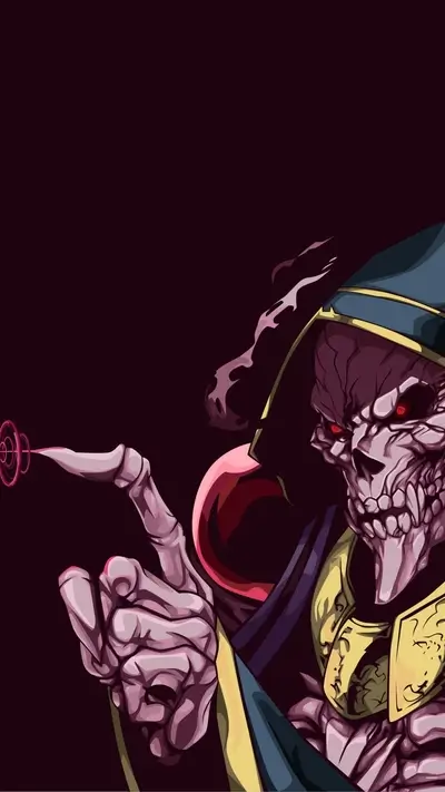 Dark fantasy illustration of a skeletal figure