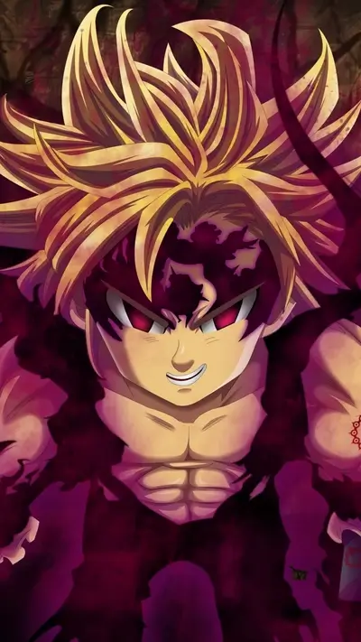 Demon form character illustration