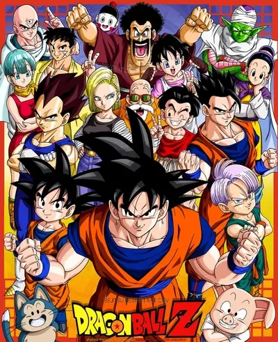 Dragon Ball Z characters group photo