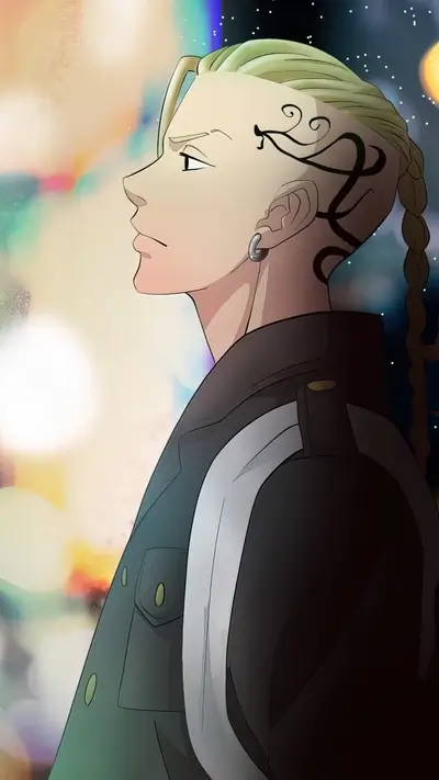 Draken from Tokyo Revengers in profile