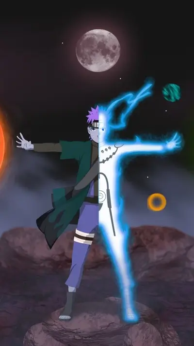 Dual power, celestial background