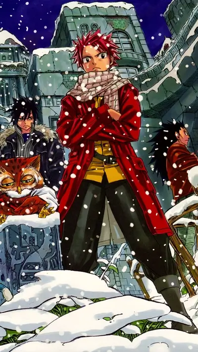 Facing a snowy day with the team