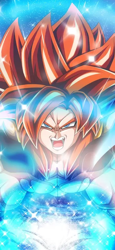 Fierce warrior with fiery red hair and intense energy