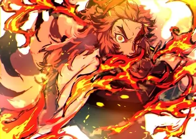 Fiery demon slayer