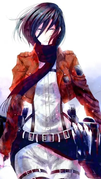 Girl in Survey Corps uniform