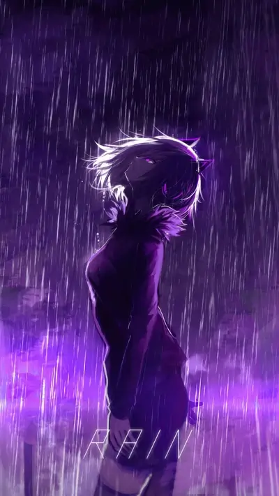 Girl in the rain