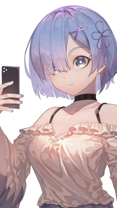 Girl taking a selfie