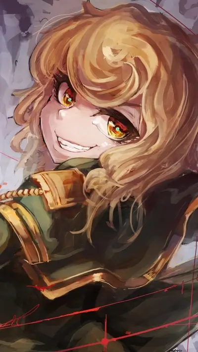 Girl with blonde hair and mischievous smile
