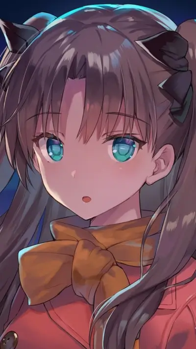Girl with teal eyes and brown hair