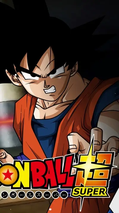 Goku in Dragon Ball Super, intense expression