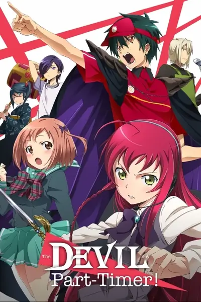 Group of characters posing for The Devil Is a Part-Timer
