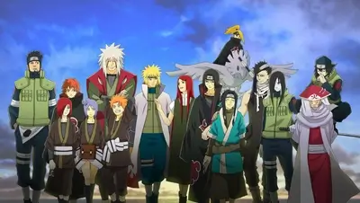 Group of characters standing together
