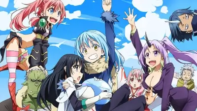 Group of friends smiling together under a bright blue sky