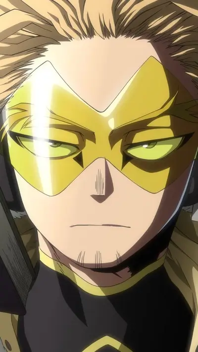 Hawks, from My Hero Academia, face close up