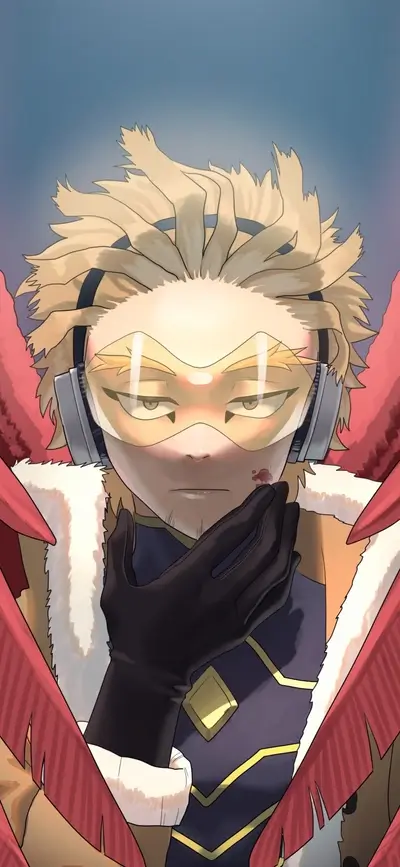 Hawks, injured, looking down, hand on chin