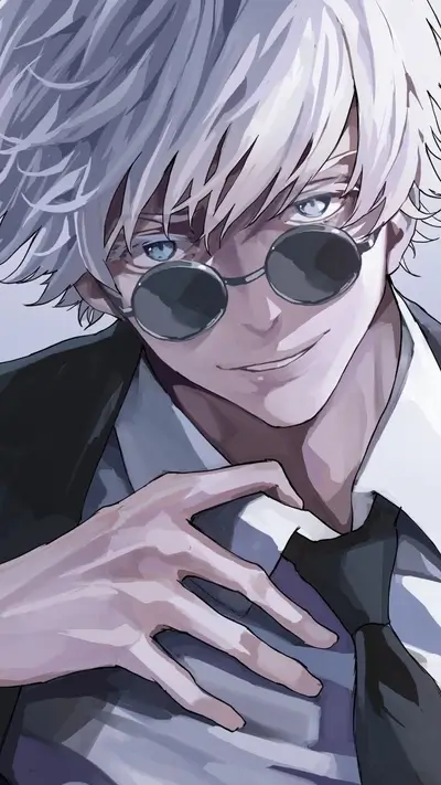 Intense gaze, stylish glasses, and poised hand of a stylish man