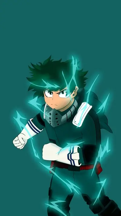 Izuku Midoriya using One for All