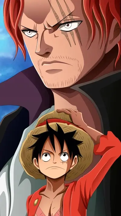 Luffy and Shanks One Piece