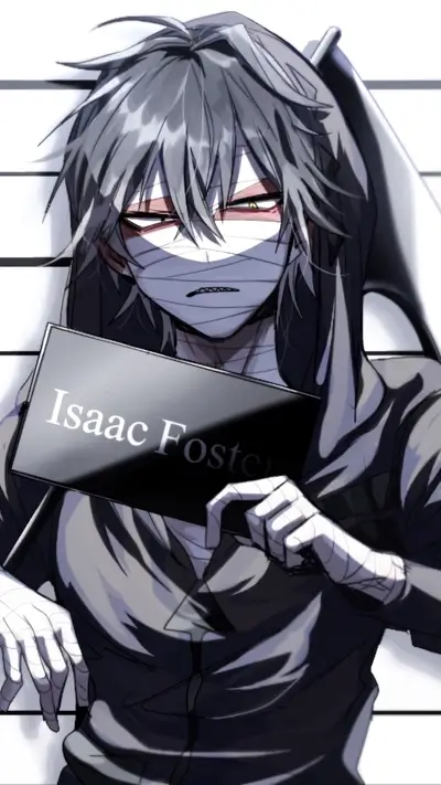 Mugshot of Isaac Foster, a character from Angels of Death series