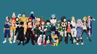 My Hero Academia characters group