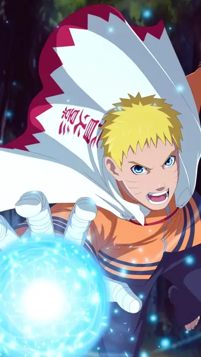 Naruto Uzumaki wielding Rasengan