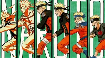 Naruto's progression through the series